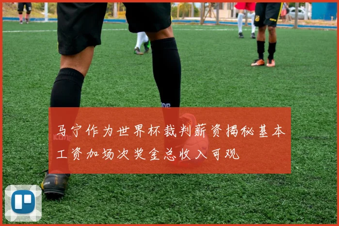马宁作为世界杯裁判薪资揭秘基本工资加场次奖金总收入可观
